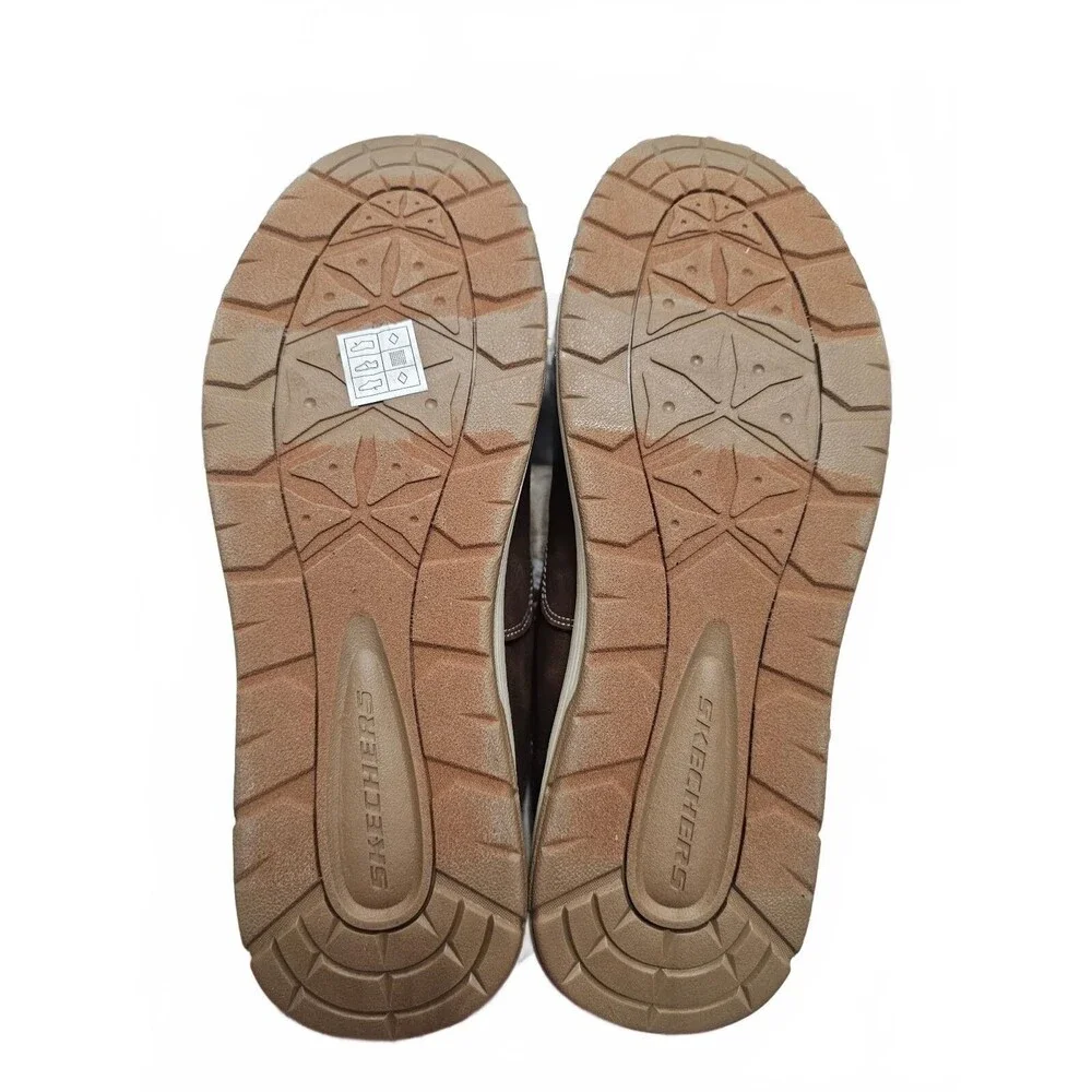 Skechers Swift Fit Casual Shoe Brown 10 Hands Free